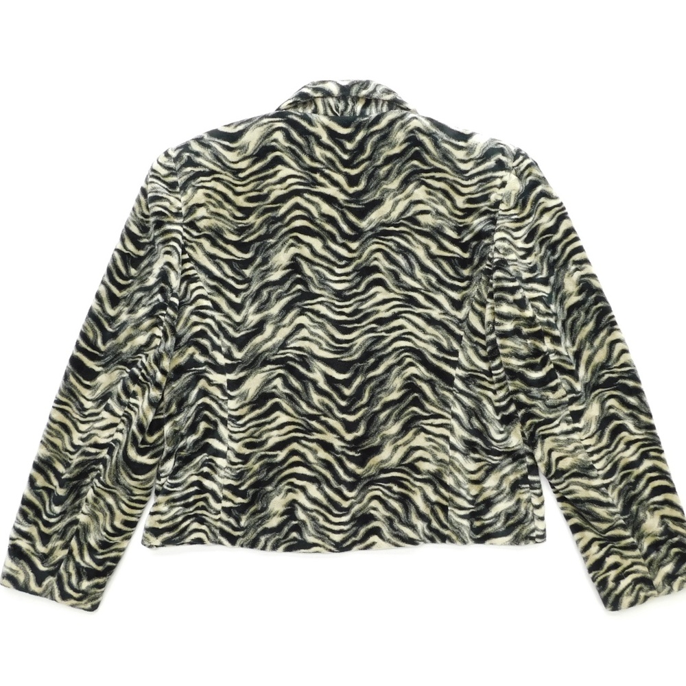 GIANCARLO FERRARI Faux Tiger Jacket 14 MADE IN USA - Picture 5 of 8